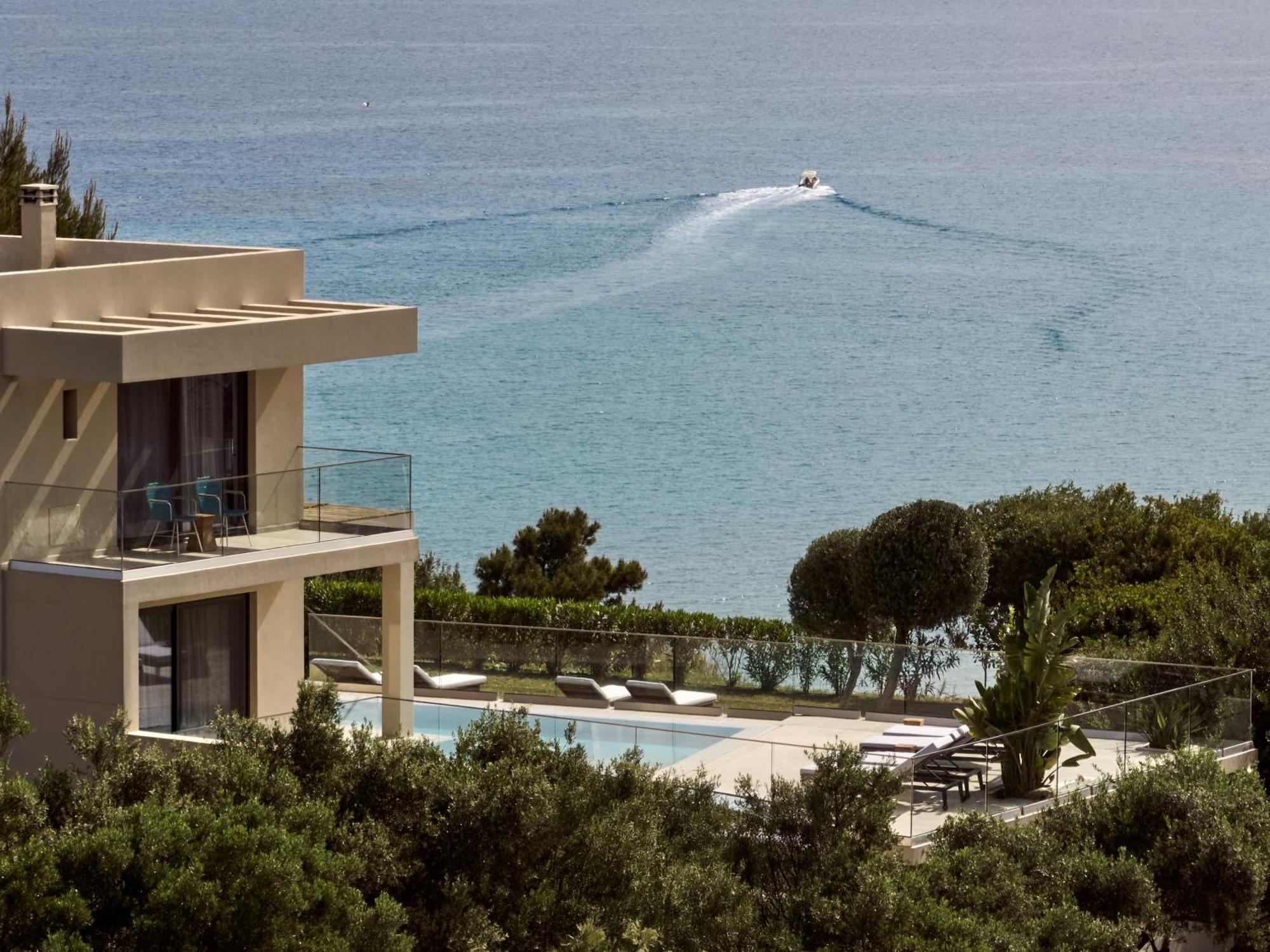 Uparati Villa - Hilltop Sea View Retreat 티실리비 외부 사진